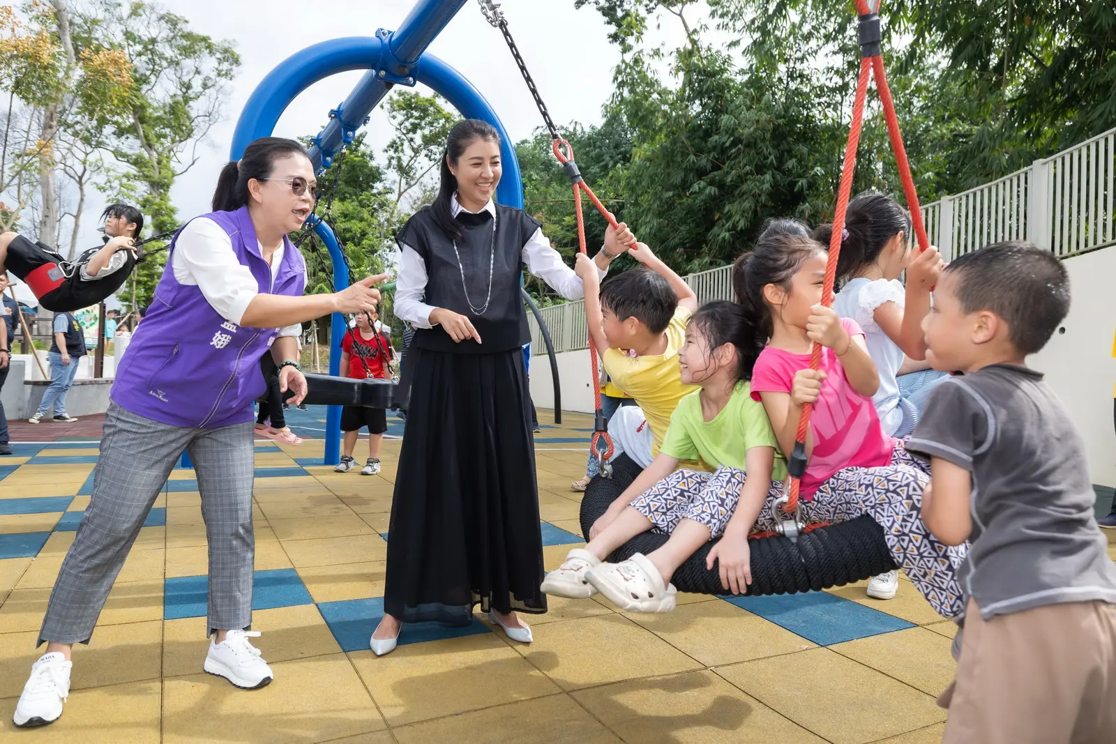 南投竹夢親子公園啟用　全齡設計大小朋友皆同樂