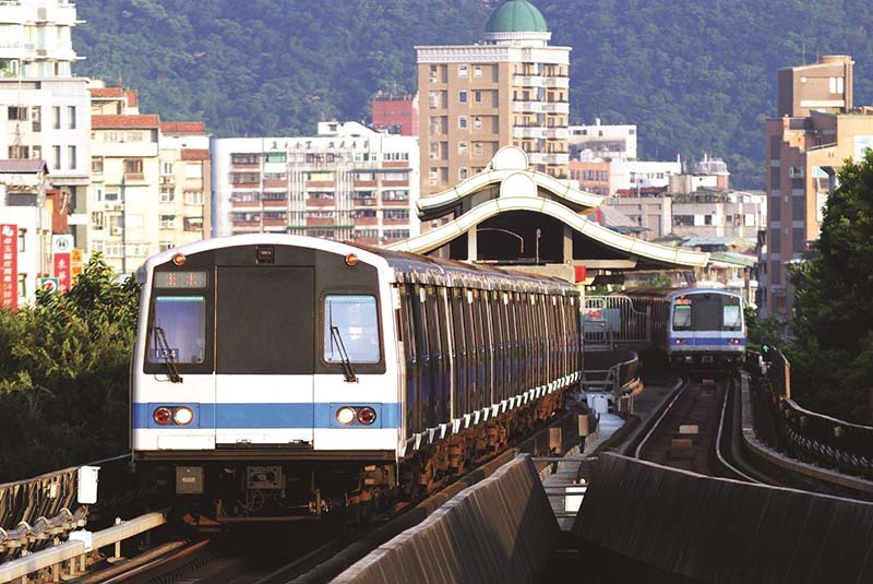 台北捷運列車。圖／台北市政府